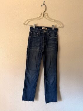 Madewell Dark Indigo Straight-Leg Jeans